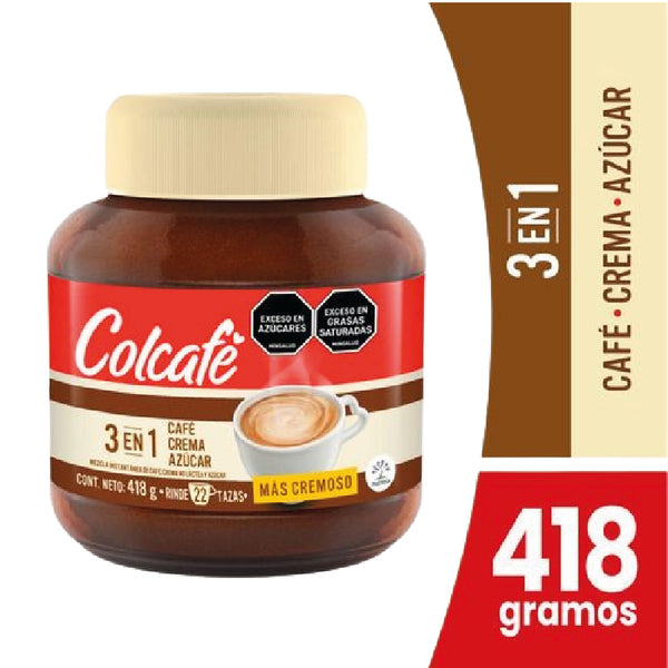 COLCAFE 3 EN 1 PET BARRIGON 418G
